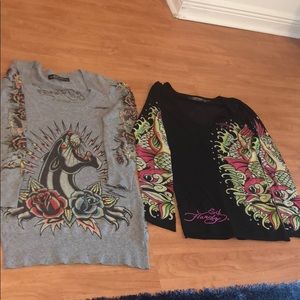 Ed Hardy Long sweater bundle